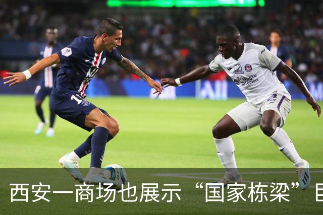 西安一商场也展示“国家栋梁”巨幅海报，有小学生在海报前表白祖国，有老人说：“我是老农民，我认识他们！”